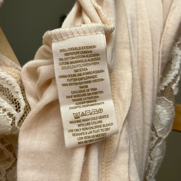 Free People Miles of Lace Sleeveless Skater Dress Medium - Picture 5 of 7